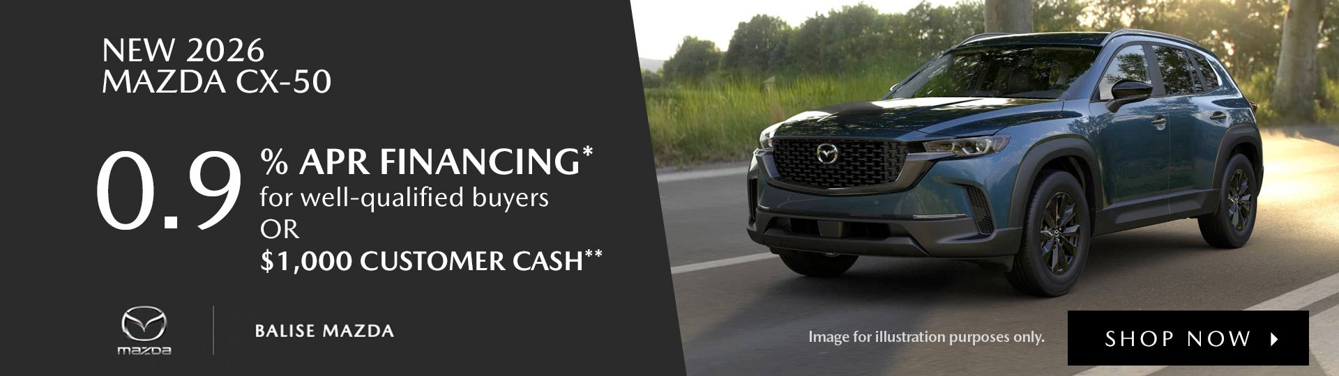 New 2026 Mazda CX-50