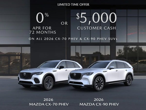 New 2026 Mazda CX-90 PHEV & Mazda CX-70 PHEV